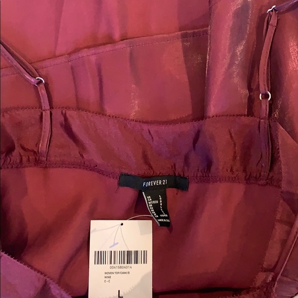 Forever 21 Wine Tank top - Picture 5 of 6